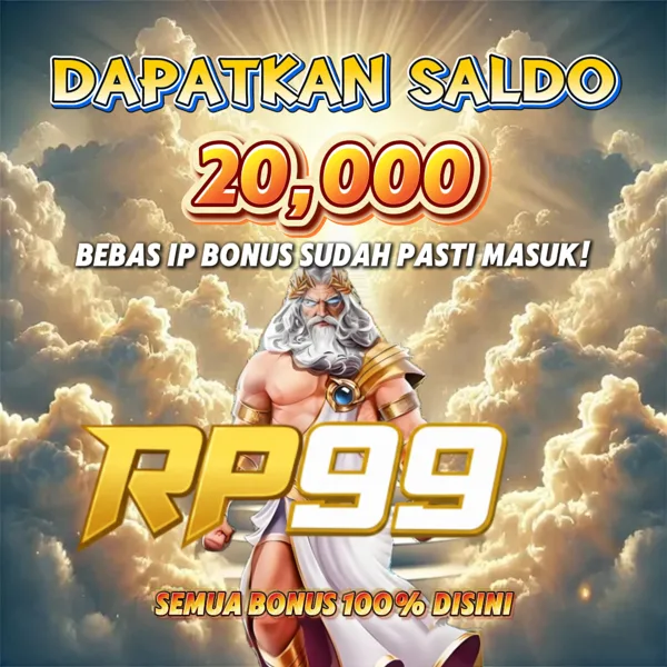 RP99 Bonus Member Baru 100%