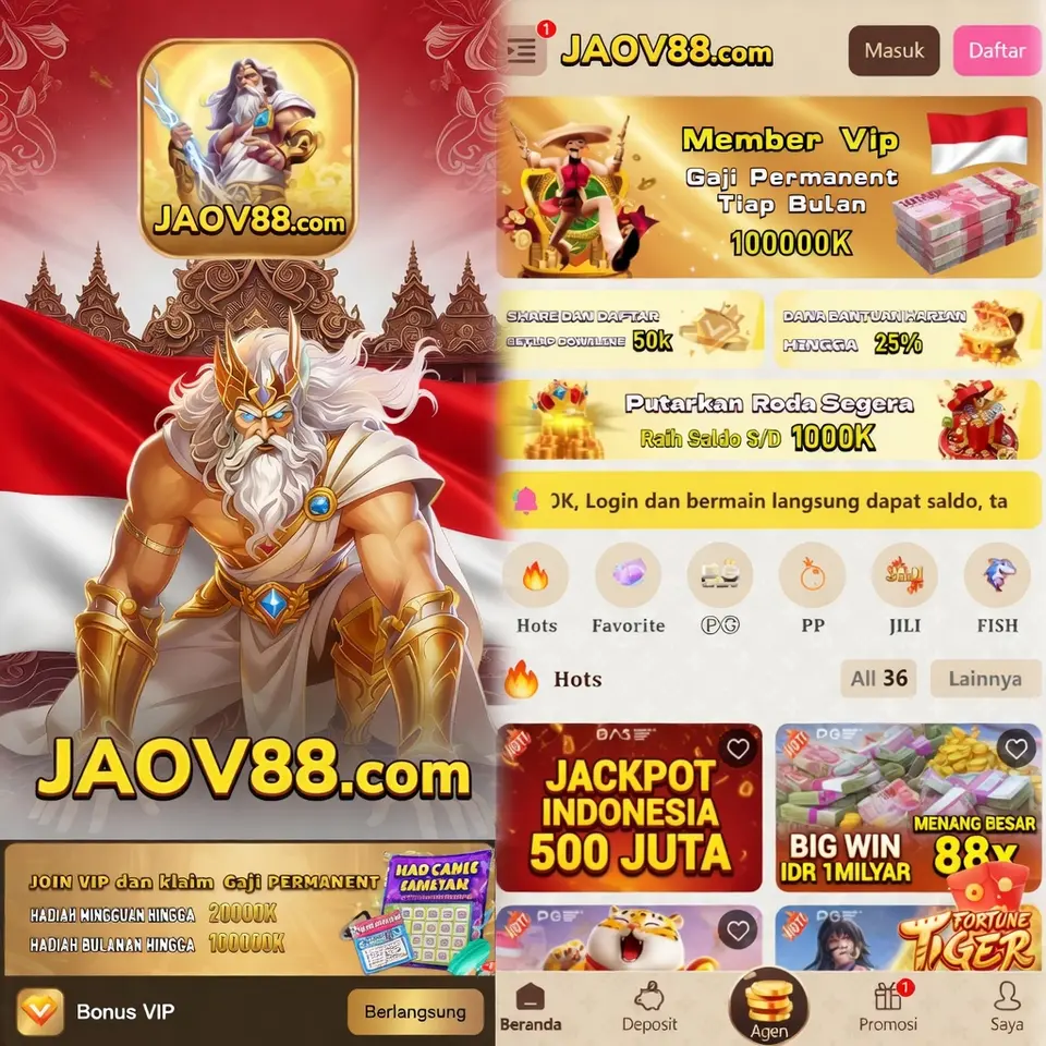 JAOV88 Masuk Resmi 2026 Aplikasi
